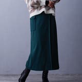 40グリーン | ラップ風タイトスカート | NICOLE