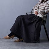 49ブラック | キルティングフレアスカート | NICOLE