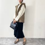 リバーシブルファーベスト | NICOLE | 詳細画像25 