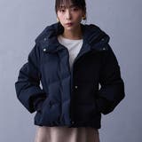 67ネイビー | シームレスダウンブルゾン | NICOLE