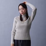 28オフホワイト | プレーティングリブタートル | NICOLE