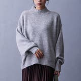 19ライトグレー | ハイネックニットプルオーバー | NICOLE