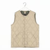 18ベージュ | 【TAION】ミリタリークルーネックダウンベスト | NICOLE