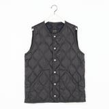 39チャコールグレー | 【TAION】ミリタリークルーネックダウンベスト | NICOLE