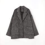 49ブラック | シャギーショートコート | NICOLE