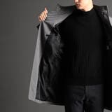 ダブルジャカードニット スタンドカラーコート | NICOLE | 詳細画像12 