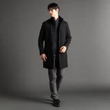 ダブルジャカードニット スタンドカラーコート | NICOLE | 詳細画像3 