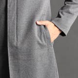 ダブルジャカードニット スタンドカラーコート | NICOLE | 詳細画像9 