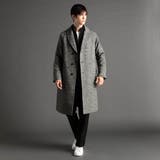 ウーリーヘリンボンツイード チェスターコート | NICOLE | 詳細画像2 