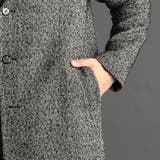 ウーリーヘリンボンツイード チェスターコート | NICOLE | 詳細画像9 