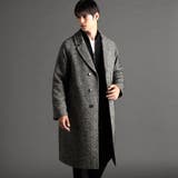 29グレー | ウーリーヘリンボンツイード チェスターコート | NICOLE