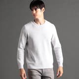 19ライトグレー | メランジベロア クルーネックニット | NICOLE