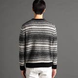 グラデーションボーダー クルーネックニット | NICOLE | 詳細画像5 