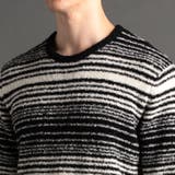 グラデーションボーダー クルーネックニット | NICOLE | 詳細画像6 