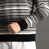 グラデーションボーダー クルーネックニット | NICOLE | 詳細画像7 