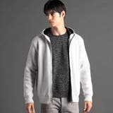 19ライトグレー | メランジベロア ニットフーディ | NICOLE