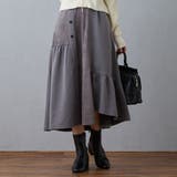 クレイジーカットフレアスカート | NICOLE | 詳細画像1 