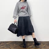 クレイジーカットフレアスカート | NICOLE | 詳細画像7 