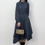 60ブルー | イレヘムアシメワンピース | NICOLE