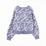 シャギージャガードプルオーバー | NICOLE | 詳細画像5 