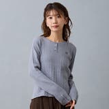 64サックス | ケーブルコンパクトニット | NICOLE