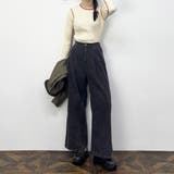 バイカラーニットプルオーバー | NICOLE | 詳細画像8 