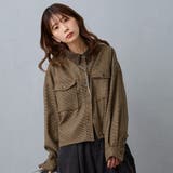 18ベージュ | クロップドチェックシャツ | NICOLE