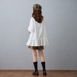 ペプラムデザインブラウス | NICOLE | 詳細画像3 