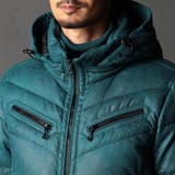 ムラプリントマイクロクロス ダウンブルゾン | NICOLE | 詳細画像11 