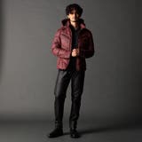 ムラプリントマイクロクロス ダウンブルゾン | NICOLE | 詳細画像4 