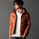 10オレンジ | ムラプリントマイクロクロス ダウンブルゾン | NICOLE