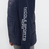 【NICOLE SPORTS】3Dプリントタフタ袖ニット中綿ブルゾン | NICOLE | 詳細画像12