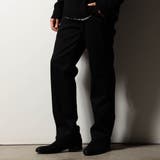 49ブラック | 【RIELABO】カルゼドビーポンチ スラックスイージーパンツ | NICOLE