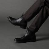 49ブラック | サイドゴアタンクソールブーツ | NICOLE