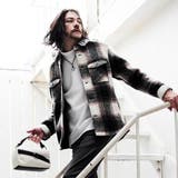 91その他2 | Wパッチポケット チェックシャツブルゾン | NICOLE