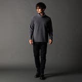 ブロックチェックベロア オフタートルプルオーバー | NICOLE | 詳細画像3 