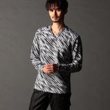 バイアスブリスタージャカード Vネックプルオーバー | NICOLE | 詳細画像1 