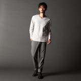 バイアスブリスタージャカード Vネックプルオーバー | NICOLE | 詳細画像2 