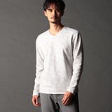 09ホワイト | バイアスブリスタージャカード Vネックプルオーバー | NICOLE