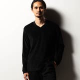 49ブラック | 【RIELABO】カットコーデュロイ Ｖネックプルオーバー | NICOLE