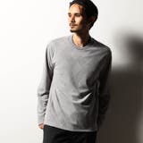 19ライトグレー | 【RIELABO】パイルジャカード クルーネックプルオーバー | NICOLE