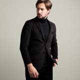 49ブラック | 【HIDEAWAYS BLACK】ガムストレッチカルゼコールジャケット | NICOLE