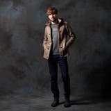 マイクロ起毛ポンチ ムラプリントナポレオンブルゾン | NICOLE | 詳細画像6 