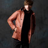 10オレンジ | マイクロ起毛ポンチ ムラプリントナポレオンブルゾン | NICOLE