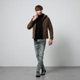 マイクロ起毛ポンチ ワッシャープリント中綿ブルゾン | NICOLE | 詳細画像2 