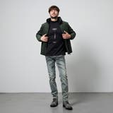 マイクロ起毛ポンチ ワッシャープリント中綿ブルゾン | NICOLE | 詳細画像5 