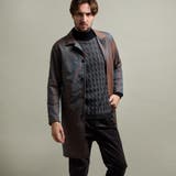 46カーキ | 【HIDEAWAYS BLACK】ベストライナー付きステンカラーコート | NICOLE