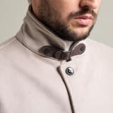 【HIDEAWAYS BLACK】マイクロ起毛ポンチ スタンドコート | NICOLE | 詳細画像11 