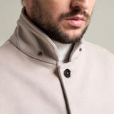 【HIDEAWAYS BLACK】マイクロ起毛ポンチ スタンドコート | NICOLE | 詳細画像12 