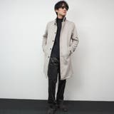 【HIDEAWAYS BLACK】マイクロ起毛ポンチ スタンドコート | NICOLE | 詳細画像22 